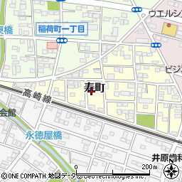 埼玉県深谷市寿町52周辺の地図