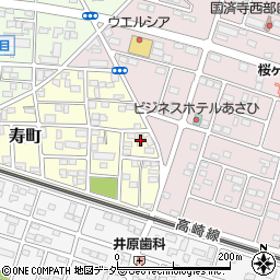 埼玉県深谷市寿町221周辺の地図