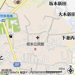 茨城県下妻市下妻乙981-4周辺の地図