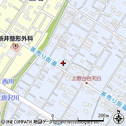 埼玉県深谷市上野台18周辺の地図