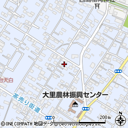埼玉県深谷市上野台185周辺の地図