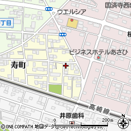 埼玉県深谷市寿町225周辺の地図