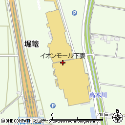 筑波銀行イオン下妻ショッピングセンター ＡＴＭ周辺の地図