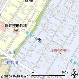 埼玉県深谷市上野台17周辺の地図