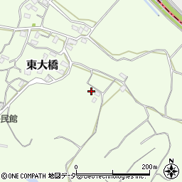 茨城県石岡市東大橋1200周辺の地図