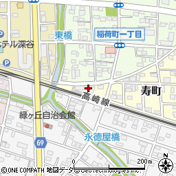 埼玉県深谷市寿町6周辺の地図