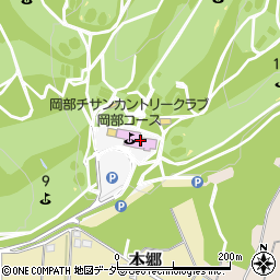 岡部チサンカントリークラブ周辺の地図