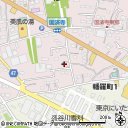 埼玉県深谷市国済寺602周辺の地図