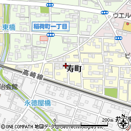 埼玉県深谷市寿町34周辺の地図