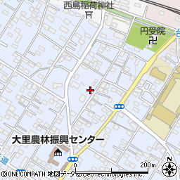 埼玉県深谷市上野台194周辺の地図