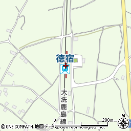 徳宿駅周辺の地図