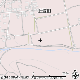 長野県松本市波田上波田周辺の地図