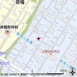 埼玉県深谷市上野台19周辺の地図