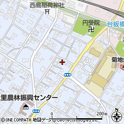 埼玉県深谷市上野台226周辺の地図