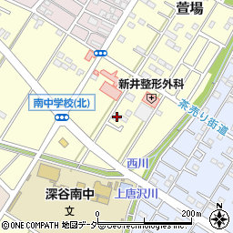 埼玉県深谷市萱場313周辺の地図