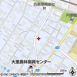 埼玉県深谷市上野台195周辺の地図
