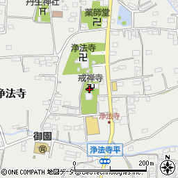 戒禅寺周辺の地図