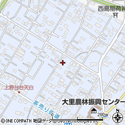 埼玉県深谷市上野台154周辺の地図