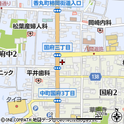 筑波銀行石岡支店周辺の地図