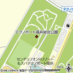 テクノポート福井総合公園周辺の地図
