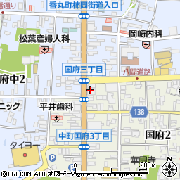 筑波銀行石岡支店周辺の地図