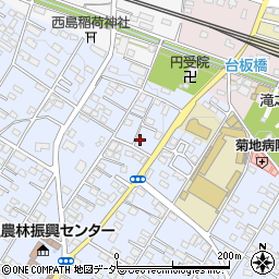 埼玉県深谷市上野台222周辺の地図