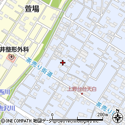 埼玉県深谷市上野台22周辺の地図
