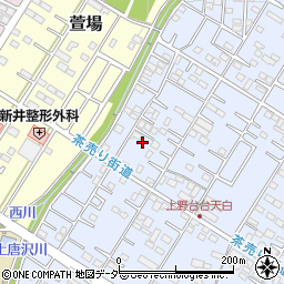 埼玉県深谷市上野台21周辺の地図