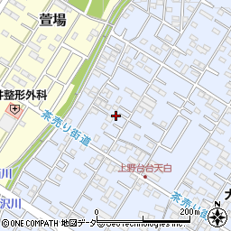 埼玉県深谷市上野台23周辺の地図