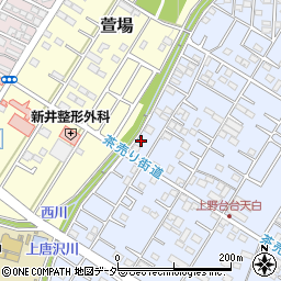 埼玉県深谷市上野台15周辺の地図