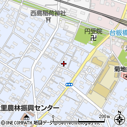 埼玉県深谷市上野台221周辺の地図