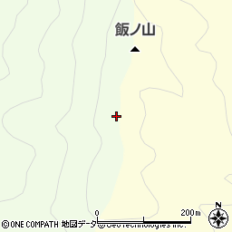 飯ノ山周辺の地図