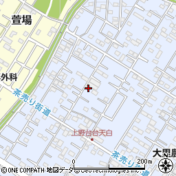 埼玉県深谷市上野台76周辺の地図