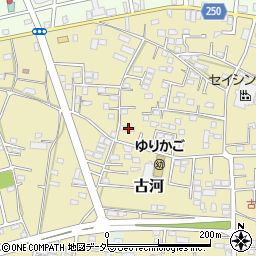 茨城県古河市古河580-1周辺の地図