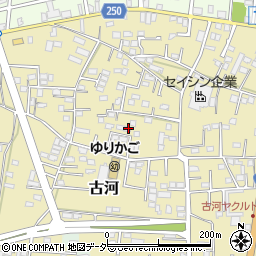 茨城県古河市古河651-4周辺の地図