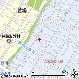 埼玉県深谷市上野台24周辺の地図