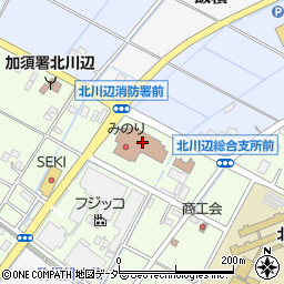 加須市役所　北川辺文化・学習センターみのり周辺の地図