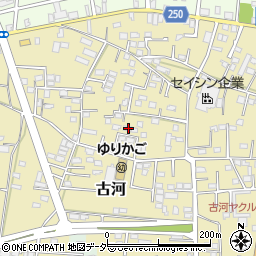 茨城県古河市古河651-3周辺の地図