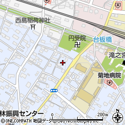 埼玉県深谷市上野台217周辺の地図