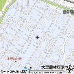 埼玉県深谷市上野台104周辺の地図