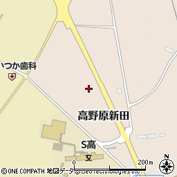 茨城県つくば市高野原新田周辺の地図