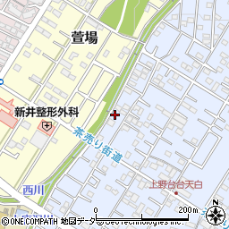埼玉県深谷市上野台14周辺の地図