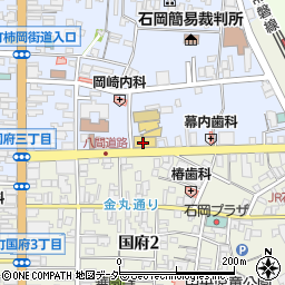 今泉家具石岡店周辺の地図