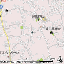 長野県松本市波田下波田6456周辺の地図