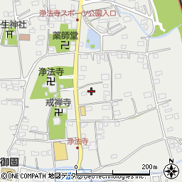 群馬県藤岡市浄法寺1114周辺の地図