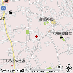 長野県松本市波田下波田6462-1周辺の地図
