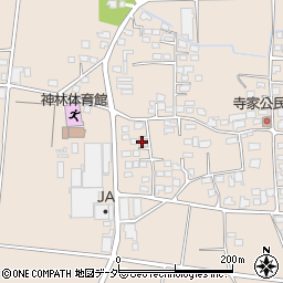 長野県松本市神林1554-6周辺の地図