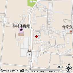 長野県松本市神林1554-5周辺の地図