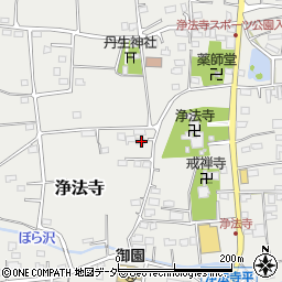 群馬県藤岡市浄法寺1208周辺の地図