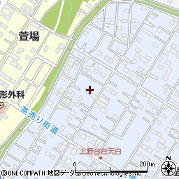 埼玉県深谷市上野台27周辺の地図